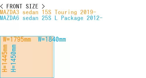#MAZDA3 sedan 15S Touring 2019- + MAZDA6 sedan 25S 
L Package 2012-
